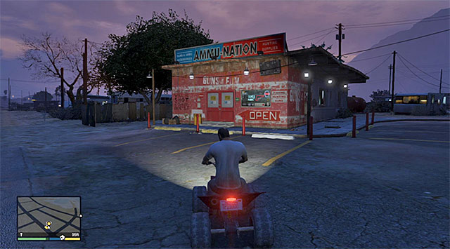 The Ammu-Nation store - 18: Nervous Ron - Main missions - Grand Theft Auto V - Game Guide and Walkthrough