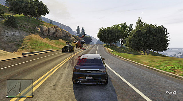Motorcyclist can be rammed or shoot down - 24: The Multi Target Assassination - Main missions - Grand Theft Auto V - Game Guide and Walkthrough