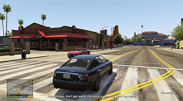 Burger Shot - 26: Did Somebody Say Yoga? - Main missions - Grand Theft Auto V - Game Guide and Walkthrough
