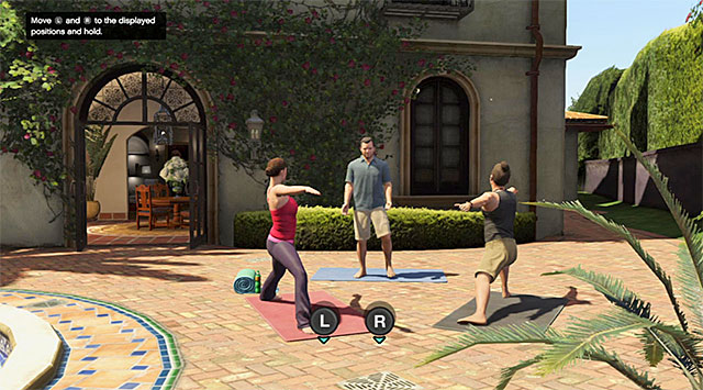 Read commands displaying on the screen - 26: Did Somebody Say Yoga? - Main missions - Grand Theft Auto V - Game Guide and Walkthrough