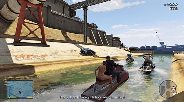 Deal with the last group of gangsters - 29: Hood Safari - Main missions - Grand Theft Auto V - Game Guide and Walkthrough