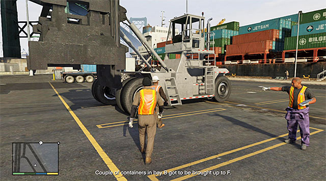 Dock Handler - 30: Scouting the Port - Main missions - Grand Theft Auto V - Game Guide and Walkthrough
