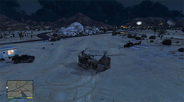 The landing field - 33: Cargobob - Main missions - Grand Theft Auto V - Game Guide and Walkthrough