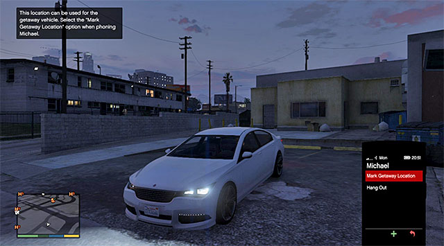 Leave the car in a side alley - 36: Getaway Vehicle - Main missions - Grand Theft Auto V - Game Guide and Walkthrough