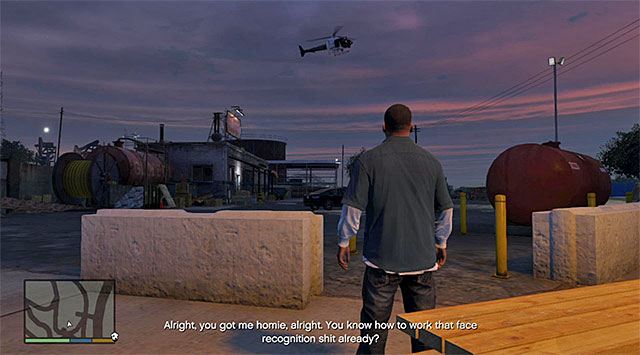 If you start off as Franklin, the mission will start when Trevor is already airborne - 43: Eye in the Sky - Main missions - Grand Theft Auto V - Game Guide and Walkthrough