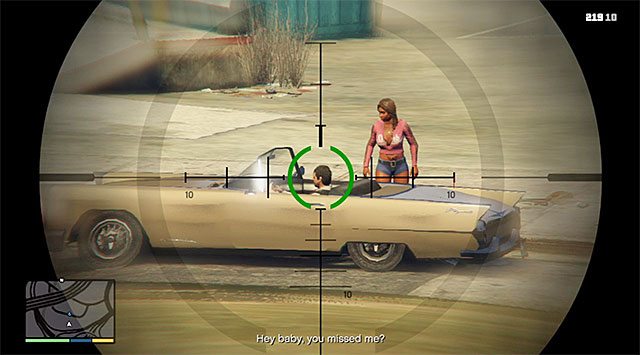 Get out of the car and climb the nearby hill - 44: The Vice Assassination - Main missions - Grand Theft Auto V - Game Guide and Walkthrough