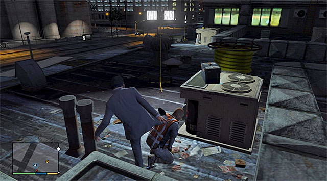 A persons staying on the rooftop - 46: Mr. Richards - Main missions - Grand Theft Auto V - Game Guide and Walkthrough