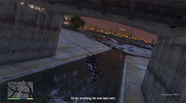 Make sure that you do not hit the bridge - 46: Mr. Richards - Main missions - Grand Theft Auto V - Game Guide and Walkthrough
