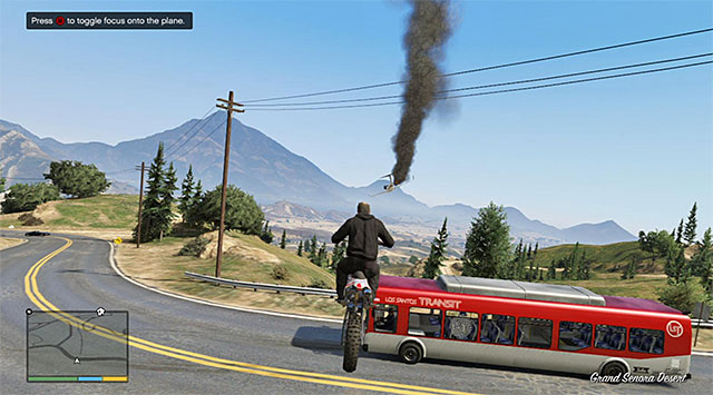 The first jump - 47: Caida Libre - Main missions - Grand Theft Auto V - Game Guide and Walkthrough