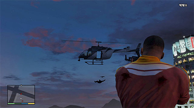 Try to shoot down the enemy helicopter - 50: The Construction Assassination - Main missions - Grand Theft Auto V - Game Guide and Walkthrough