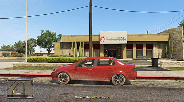 The bank's main entrance - 51: Paleto Score Setup - Main missions - Grand Theft Auto V - Game Guide and Walkthrough