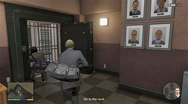 The entrance to the vault - 54: The Paleto Score - Main missions - Grand Theft Auto V - Game Guide and Walkthrough