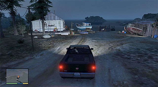 Mission's starting point - 56: Monkey Business - Main missions - Grand Theft Auto V - Game Guide and Walkthrough