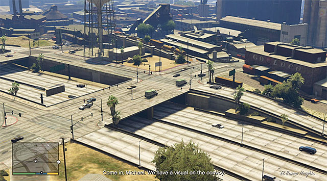 The convoy - 58: Surveying the Score - Main missions - Grand Theft Auto V - Game Guide and Walkthrough