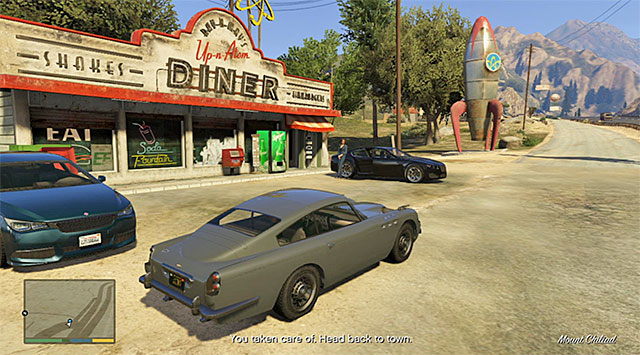 The place where the mission ends - 60: Pack Man - Main missions - Grand Theft Auto V - Game Guide and Walkthrough