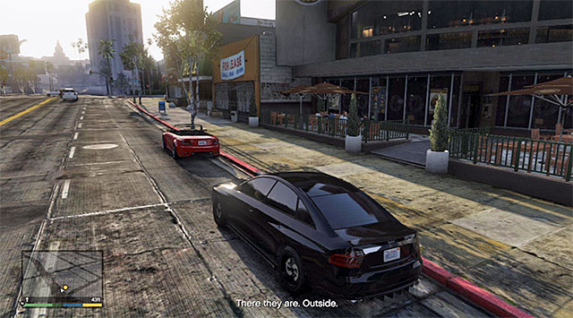 The cafe - 64: Reuniting the Family - Main missions - Grand Theft Auto V - Game Guide and Walkthrough