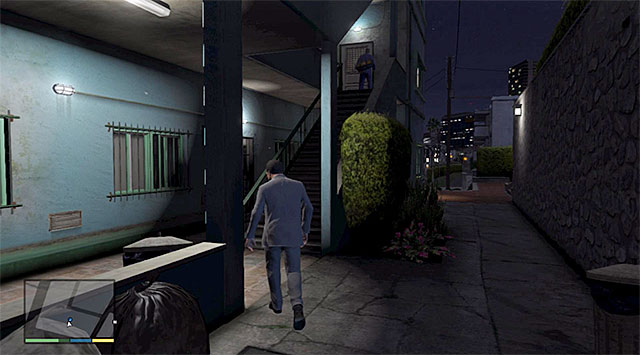 Wait for the janitor to enter his apartment and join him - 63: Cleaning Out the Bureau - Main missions - Grand Theft Auto V - Game Guide and Walkthrough
