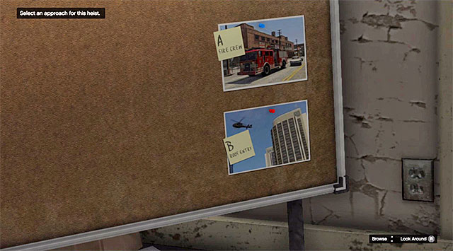 The moment of selection of the heist mode - 65: Architects Plans - Main missions - Grand Theft Auto V - Game Guide and Walkthrough