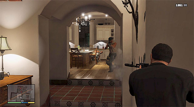 Eliminate the remaining opponents in the villa - 73: Meltdown - Main missions - Grand Theft Auto V - Game Guide and Walkthrough