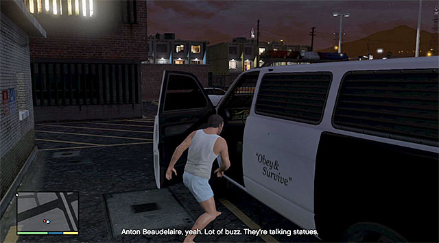 The van - 75: Stingers - Main missions - Grand Theft Auto V - Game Guide and Walkthrough