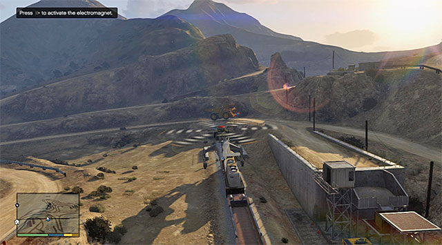 Cut to Trevor now, who has in the meantime gotten into a cargo chopper (Skylift) - 82: Sidetracked - Main missions - Grand Theft Auto V - Game Guide and Walkthrough