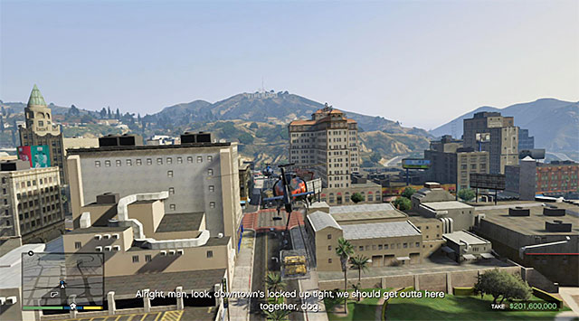Follow the second one of the choppers - 83: The Big Score #2 - the Obvious variant - Main missions - Grand Theft Auto V - Game Guide and Walkthrough