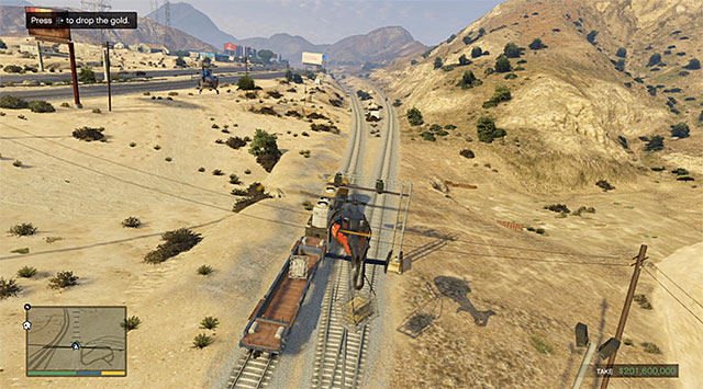 You need to put the cargo onto the railway car - 83: The Big Score #2 - the Obvious variant - Main missions - Grand Theft Auto V - Game Guide and Walkthrough