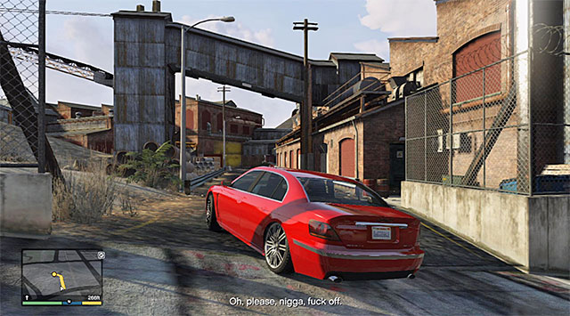 The driveway to the foundry's premises - Ending C: The Third Way - Main missions - Grand Theft Auto V - Game Guide and Walkthrough