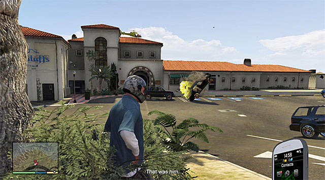You can now cut to Franklin, who should be on his way to the Pacific Bluffs club, located to the North-West of the city - Ending C: The Third Way - Main missions - Grand Theft Auto V - Game Guide and Walkthrough