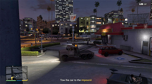 Hook at the back of the car - Pulling Another Favor - Strangers and Freaks missions - Grand Theft Auto V - Game Guide and Walkthrough