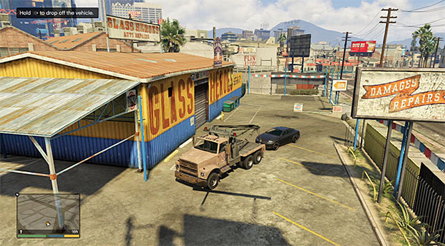 Leave the car next to the car garage building - Pulling Favors Again - Strangers and Freaks missions - Grand Theft Auto V - Game Guide and Walkthrough