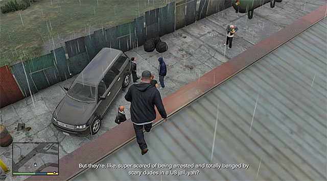 You eventually need to reach the edge of the roof, above the backalley behind the store, i - Paparazzo - The Highness - Strangers and Freaks missions - Grand Theft Auto V - Game Guide and Walkthrough