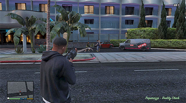 The easiest way to eliminate Beverly and his goons is with grenade launcher - Paparazzo - Reality Check - Strangers and Freaks missions - Grand Theft Auto V - Game Guide and Walkthrough