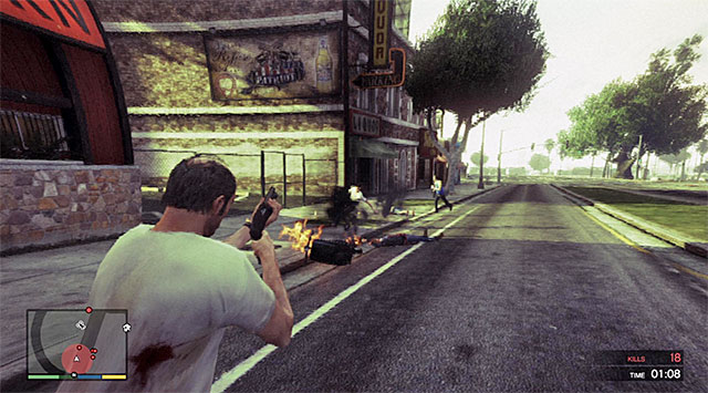 Watch out for enemies on monocycles - Rampage Five - Strangers and Freaks missions - Grand Theft Auto V - Game Guide and Walkthrough