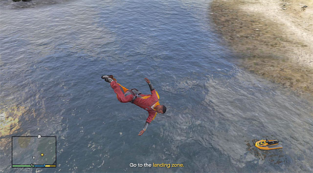 After you have performed the required amount of rolls, release the ATV and go into the regular freefall - Liquidity Risk - Strangers and Freaks missions - Grand Theft Auto V - Game Guide and Walkthrough