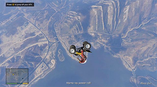Perform rolls on the ATV - Liquidity Risk - Strangers and Freaks missions - Grand Theft Auto V - Game Guide and Walkthrough