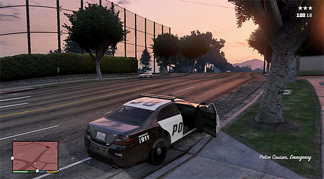 The police car - Breach of Contract - Strangers and Freaks missions - Grand Theft Auto V - Game Guide and Walkthrough