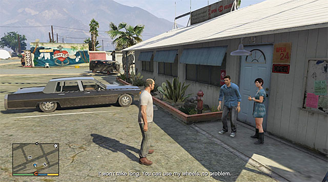 Approach the marked characters and listen to the short conversation - Drunk driver (1-2) - Random events - Grand Theft Auto V - Game Guide and Walkthrough