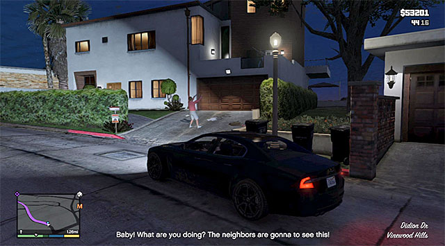 The place where you meet the arguing couple - Domestic dispute - Random events - Grand Theft Auto V - Game Guide and Walkthrough