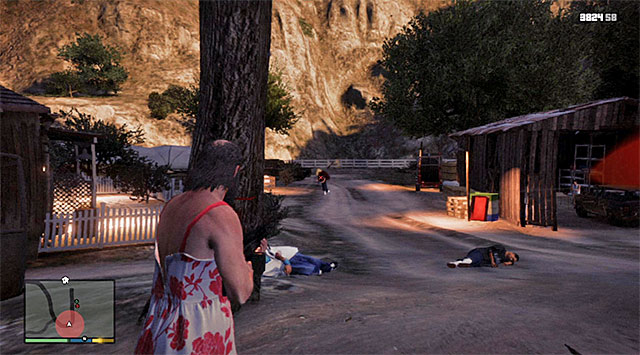 Deal with the armed characters at the farm - Drug shootout - Random events - Grand Theft Auto V - Game Guide and Walkthrough