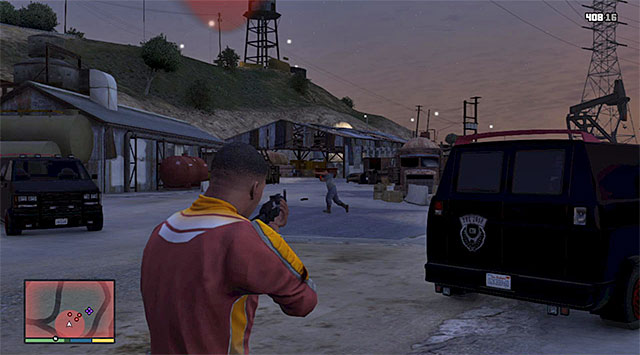 Deal with the first wave of gangsters - Car Scrapyard - Property missions - Grand Theft Auto V - Game Guide and Walkthrough