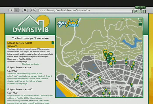 Real estate agency - Real estate agencies - Shopping - Grand Theft Auto V - Game Guide and Walkthrough