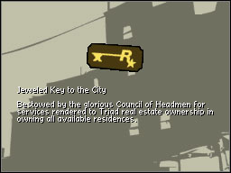 Jeweled Key to the City - Extra Activities - Rewards - Extra Activities - Grand Theft Auto: Chinatown Wars - Game Guide and Walkthrough