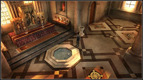 Afterwards go further into the church, to the altar - Chapter 2 - p. 3 - Walkthrough - Gray Matter - Game Guide and Walkthrough