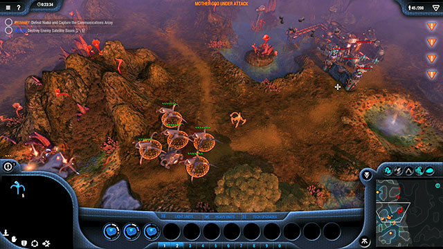 After the battle, seize both of the deposits - Mission 13 - The Grotto - Goo campaign - Grey Goo - Game Guide and Walkthrough