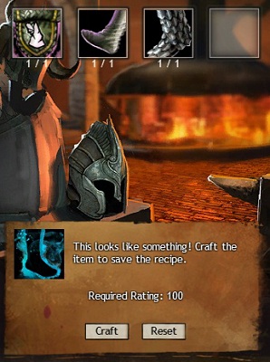 Discovery bookmark let you craft new items. - Crafting - Basics - Guild Wars 2 - Game Guide and Walkthrough