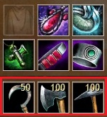 Full set of tools: sickle, mining pick and axe. - Materials - resources - Crafting - Guild Wars 2 - Game Guide and Walkthrough