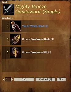 The method above let you craft known items, but it has one big disadvantage: it gives small amount of XP - Production, experience - Crafting - Guild Wars 2 - Game Guide and Walkthrough