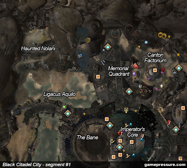 2 - Black Citadel City - Maps - Guild Wars 2 - Game Guide and Walkthrough