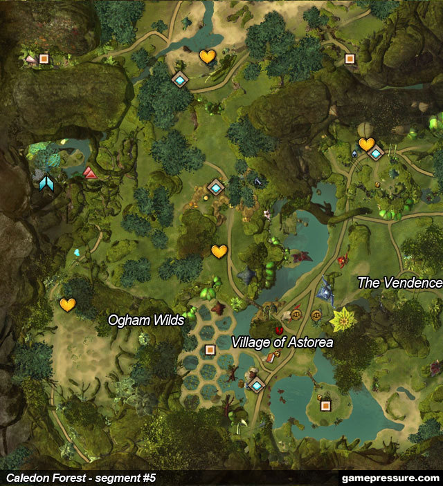 4 - Caledon Forest - Maps - Guild Wars 2 - Game Guide and Walkthrough